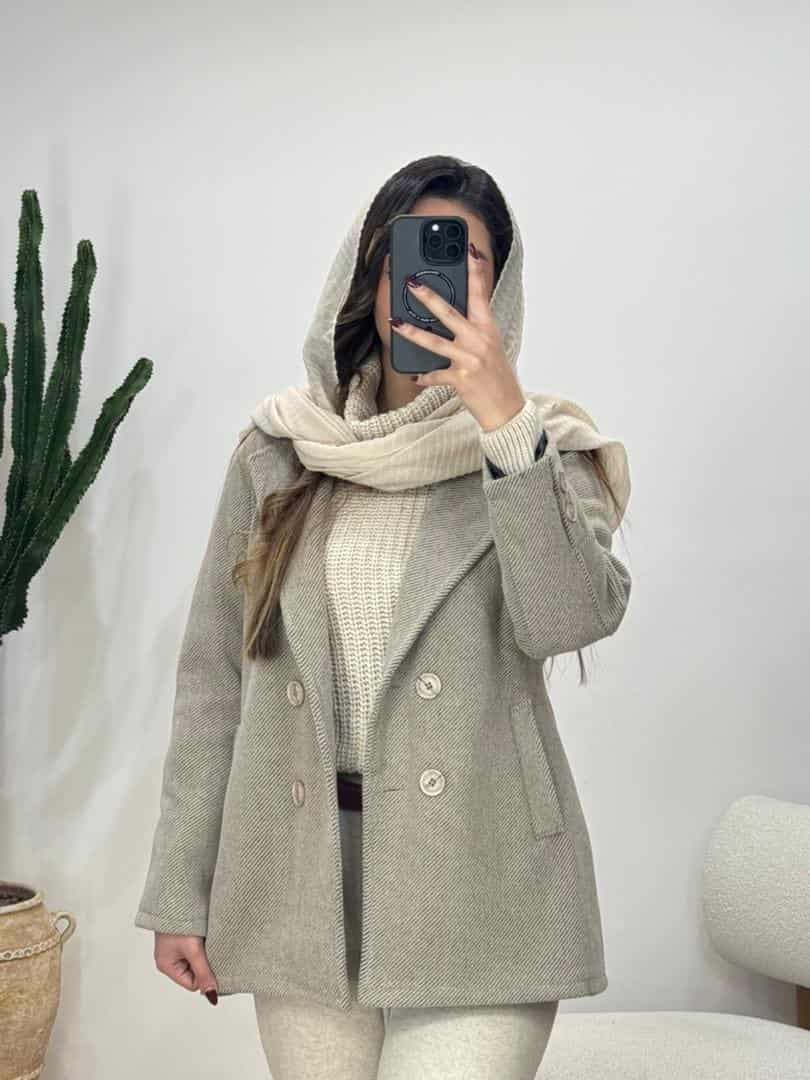 تصویر 2 از قیمت خرید پالتو فوتر عمده به صرفه و ارزان