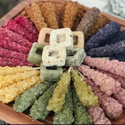 تصویر 2 از قیمت خرید نبات نبات رنگی گیاهی سفارش عمده