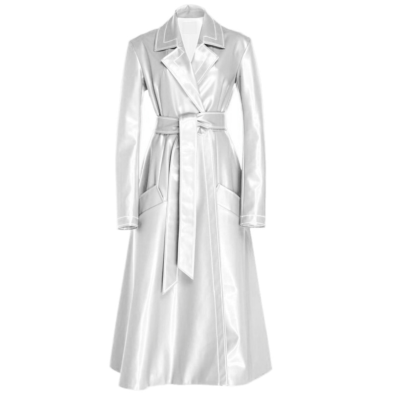 تصویر 2 از خرید و قیمت پالتو سفید زنانه و فروش صادراتی