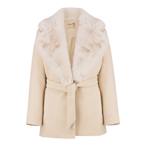 تصویر 3 از خرید و قیمت پالتو سفید زنانه و فروش صادراتی