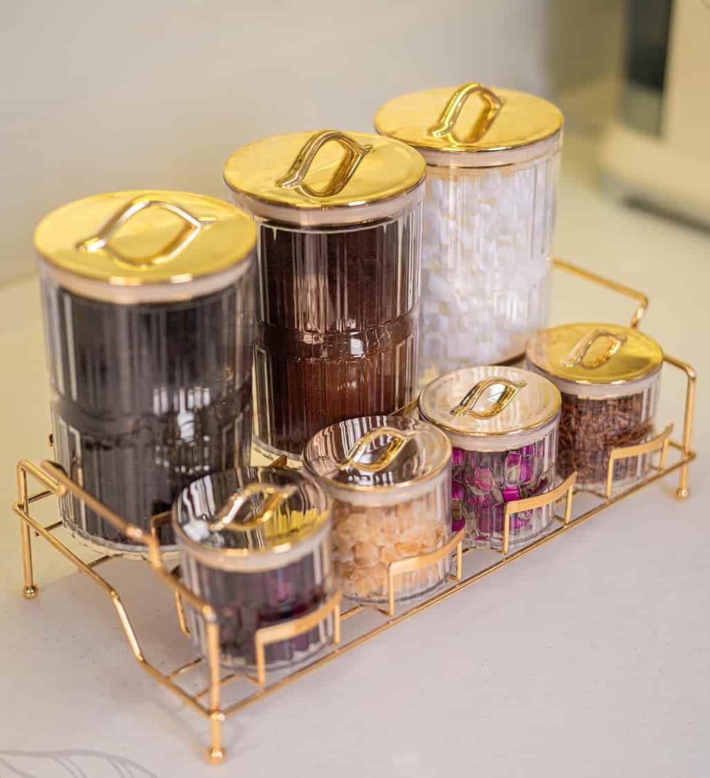 خرید پا سماوری شیشه ای هفت پارچه + قیمت فروش استثنایی