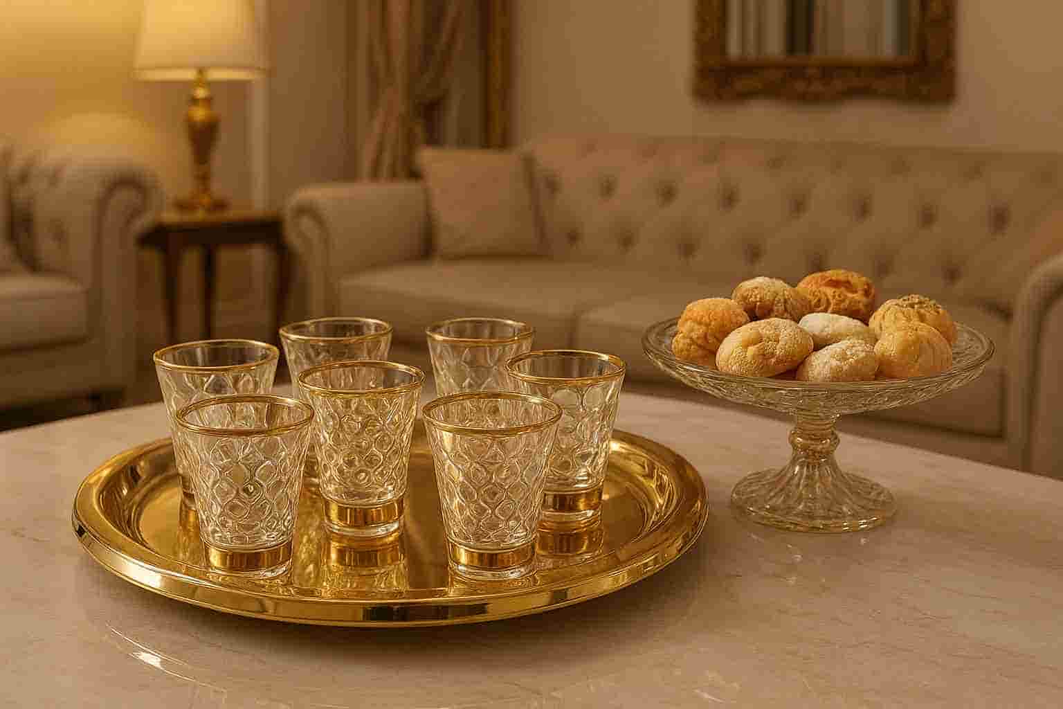 قیمت استکان دسته دار حاشیه طلایی + خرید باور نکردنی