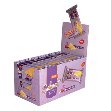 قیمت ویفر زعفرانی ۴۰ گرمی + تخفیف ویژه