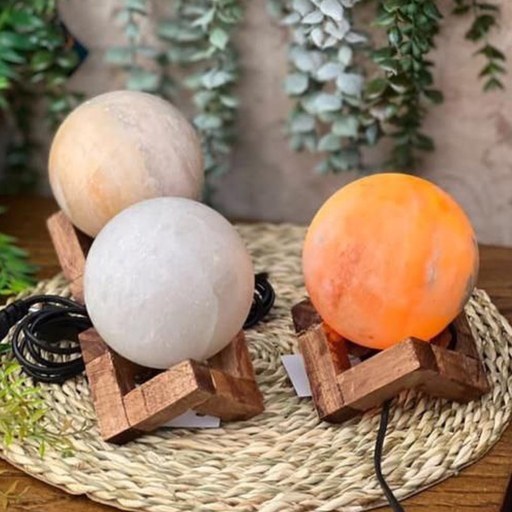 چراغ خواب نمکی گوی نمک دکوراتیو تزئینی + خرید