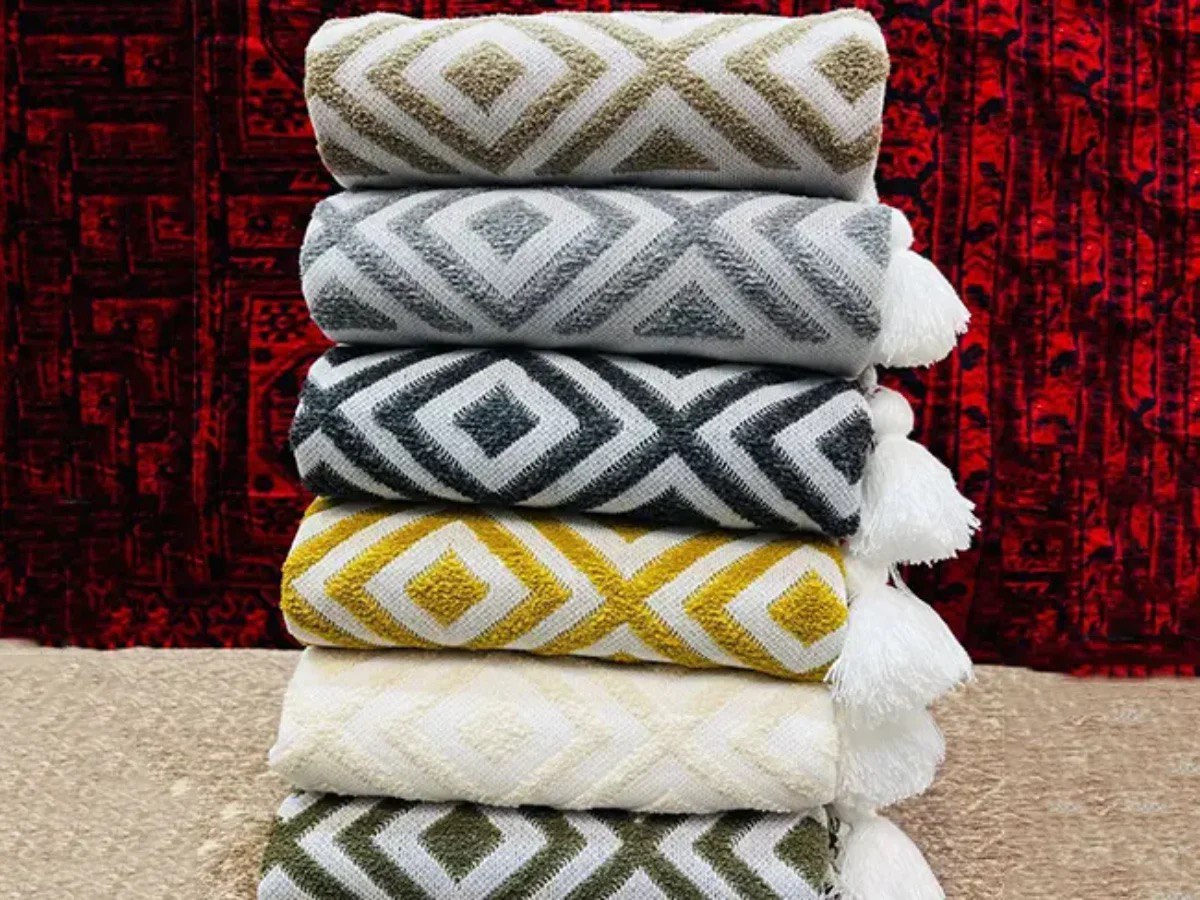 تصویر 5 از خرید مستقیم پتو شال مبل پانچ + قیمت کارخانه