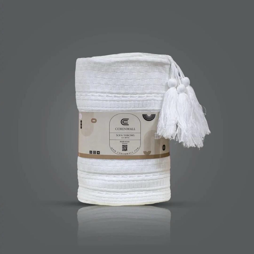 تصویر 1 از خرید تضمینی پتو شال مبل هیلدا + فروش عمده