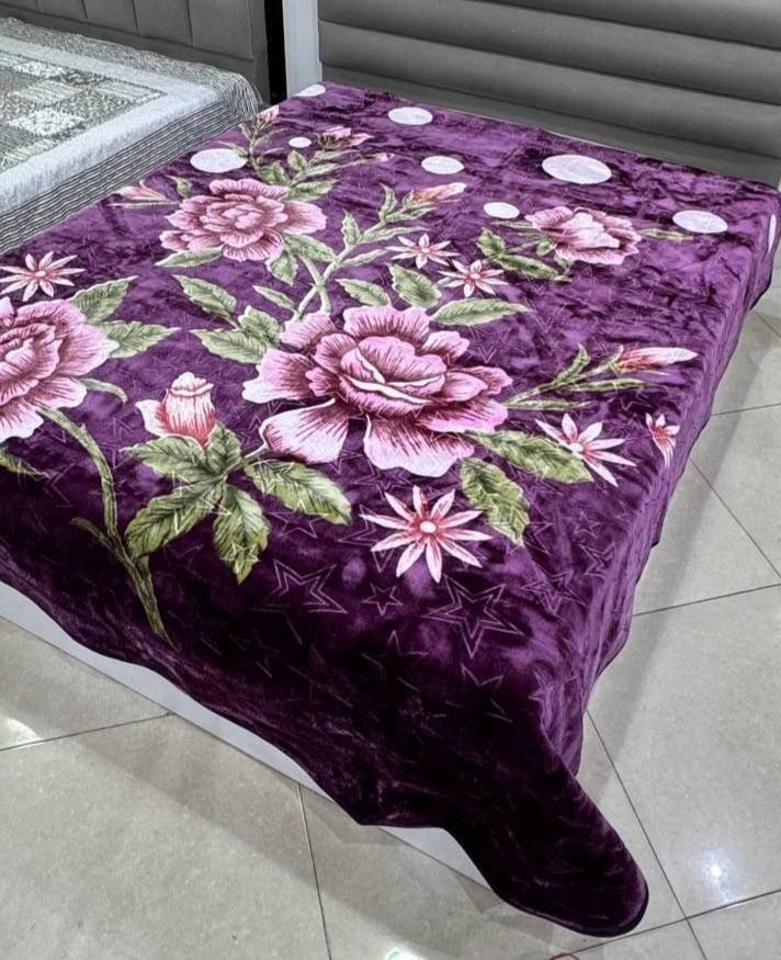 تصویر 1 از پتو یک نفره الماس گلدار با فروش عمده