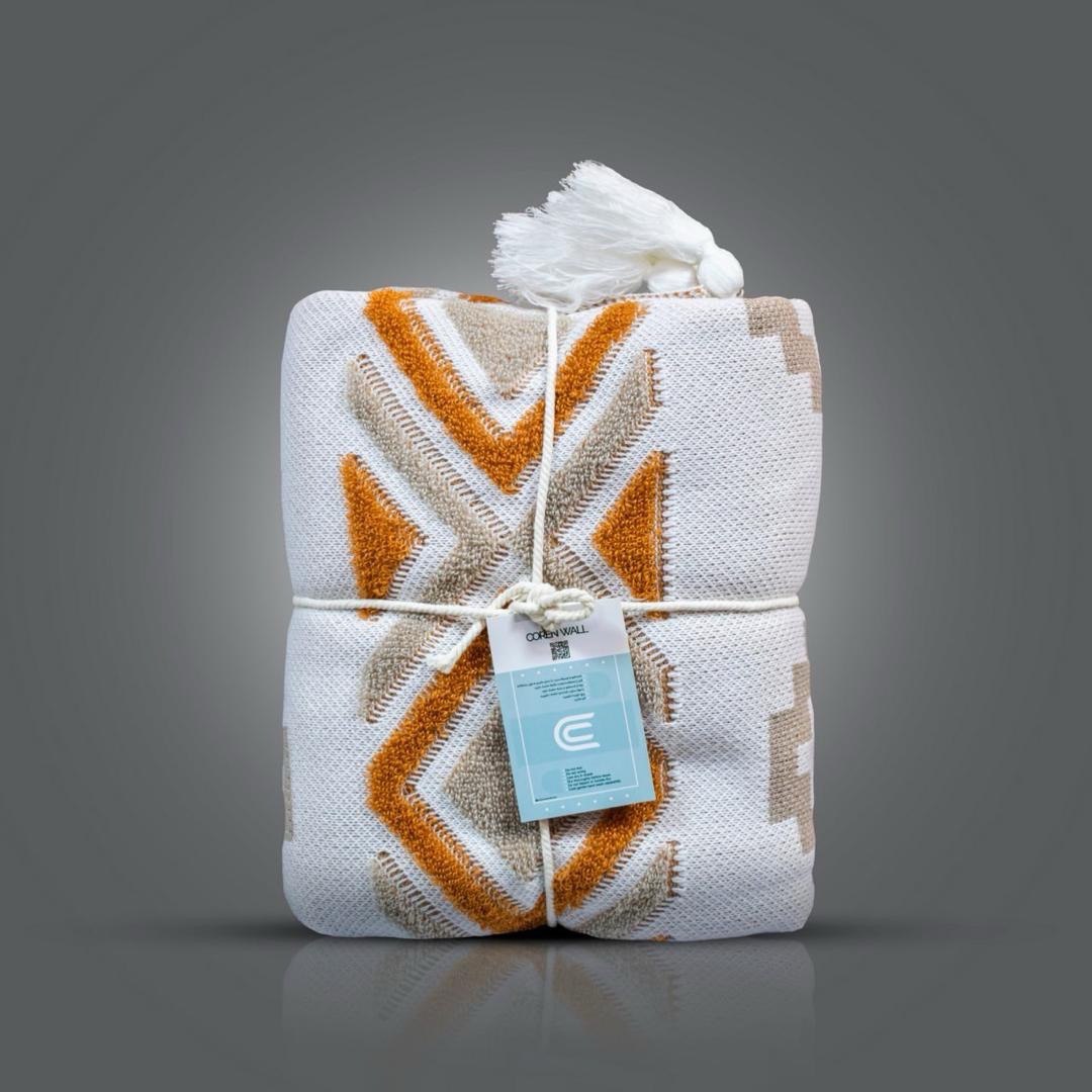 تصویر 4 از قیمت ارزان ترین پتو شال مبل تمام پانچ + خرید مستقیم