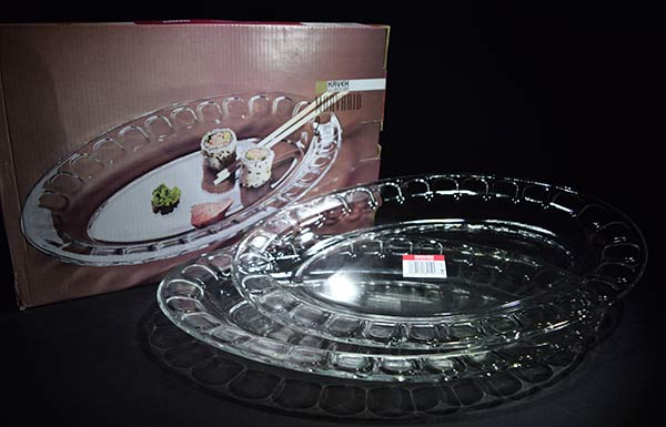 تصویر 1 از قیمت خرید عمده و با صرفه دیس بلور مدل مروارید ۱۴