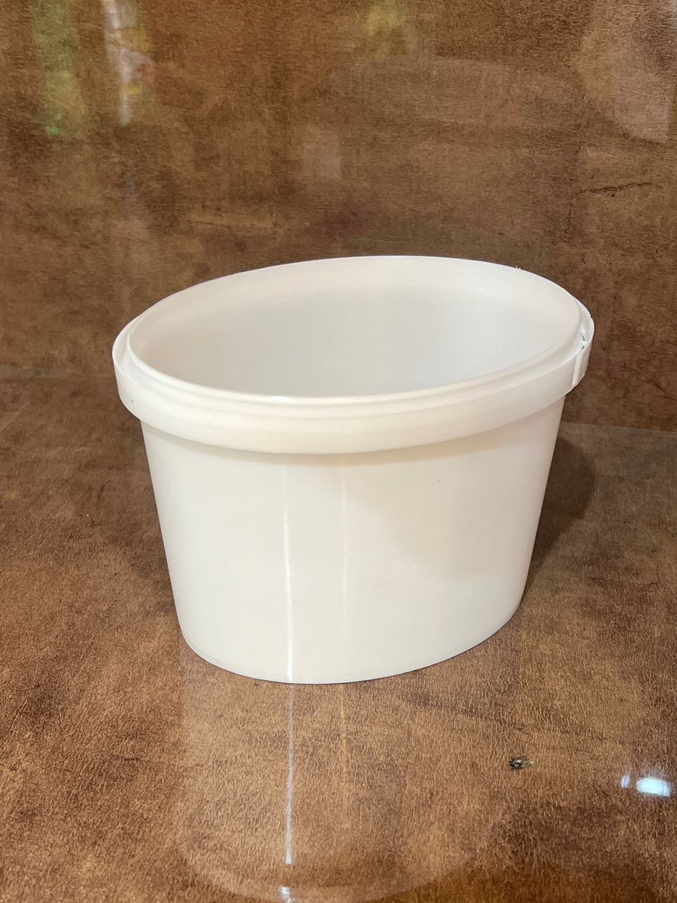 قیمت و خرید سطل 1 کیلویی بیضی پلاستیکی