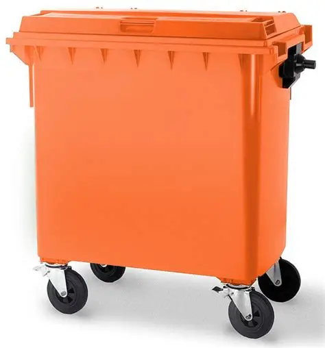 قیمت و خرید سطل زباله 660 لیتری پلاستیکی
