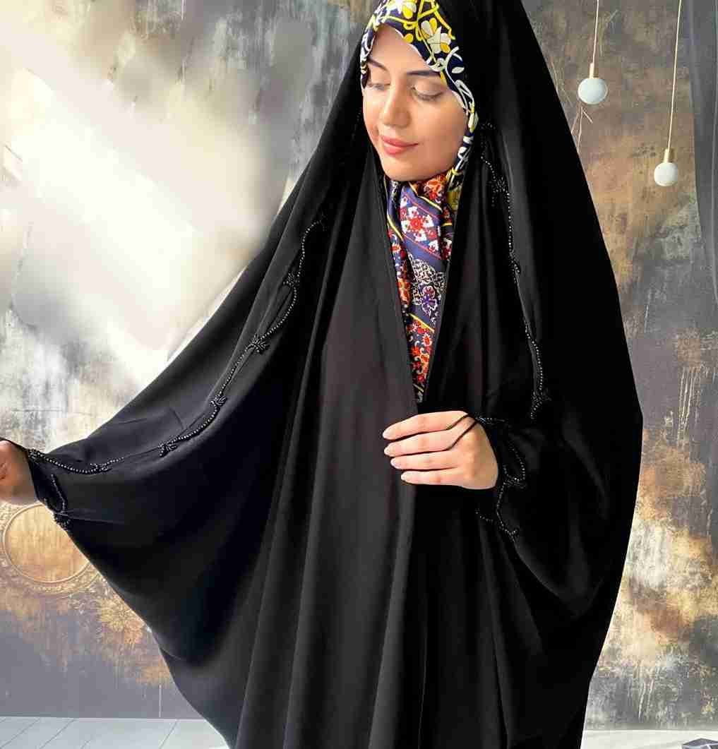 قیمت خرید چادر عبای عربی جواهر دوزی + فروش ویژه