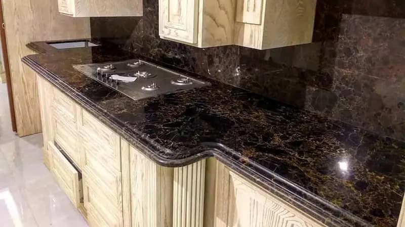 تصویر 3 از قیمت سنگ اسلب مشکی طلایی + خرید باور نکردنی