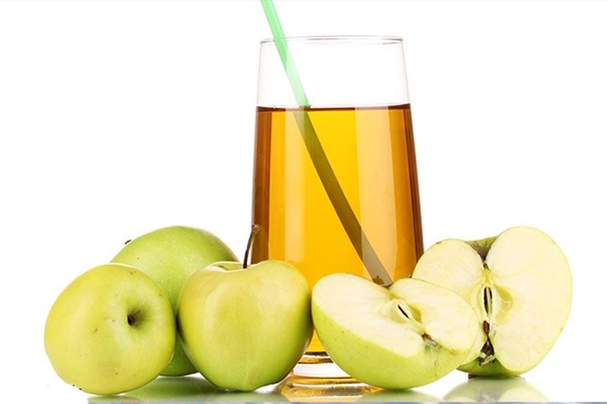قیمت ابمیوه سیب طبیعی + خرید بورنکردنی
