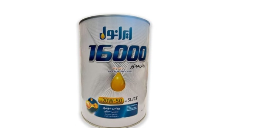 خرید و قیمت روغن موتور ایرانول ۱۶۰۰۰ چهار لیتری SL