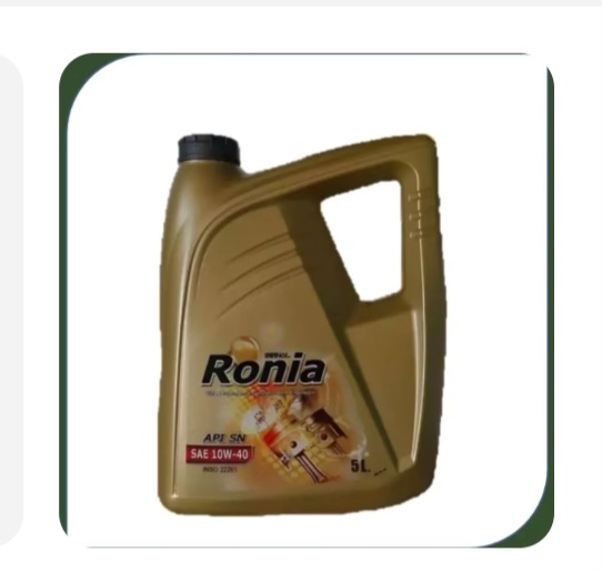 خرید و قیمت روغن موتور ایرانول رونیا ۱۰W-40 حجم ۵ لیتر SN