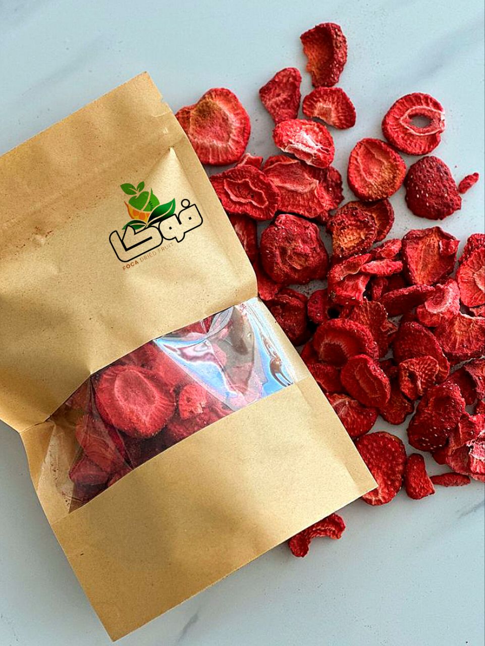 فروش استثنایی توت فرنگی خشک + لوکس
