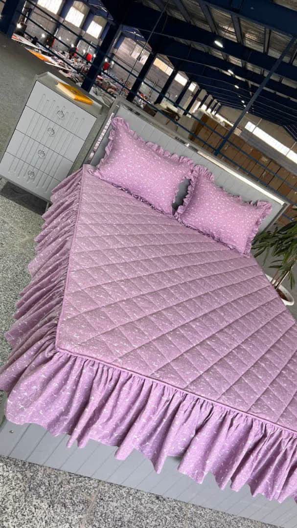 فروش عمده روتختی نیم ست پنبه دوزی شده + قیمت ویژه
