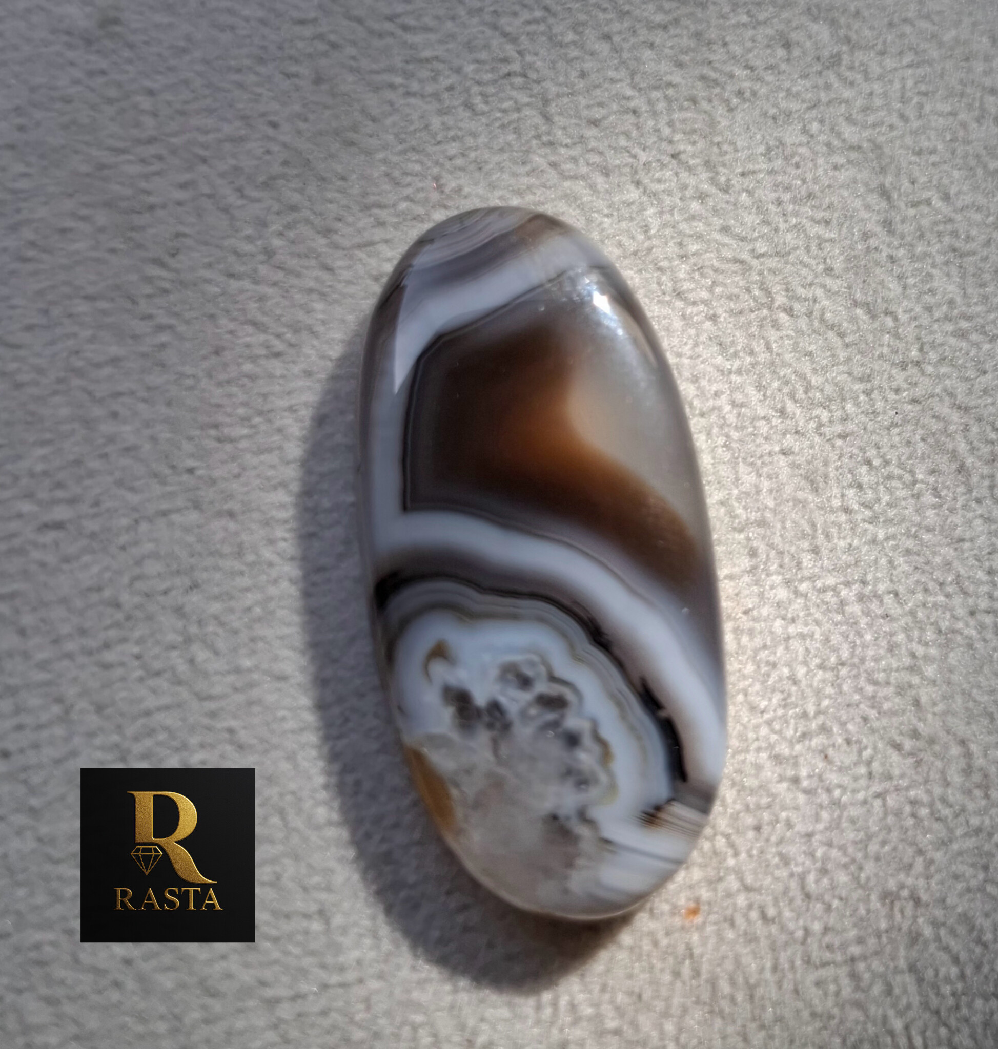 سنگ عقیق سلیمانی خوش طرح + خرید