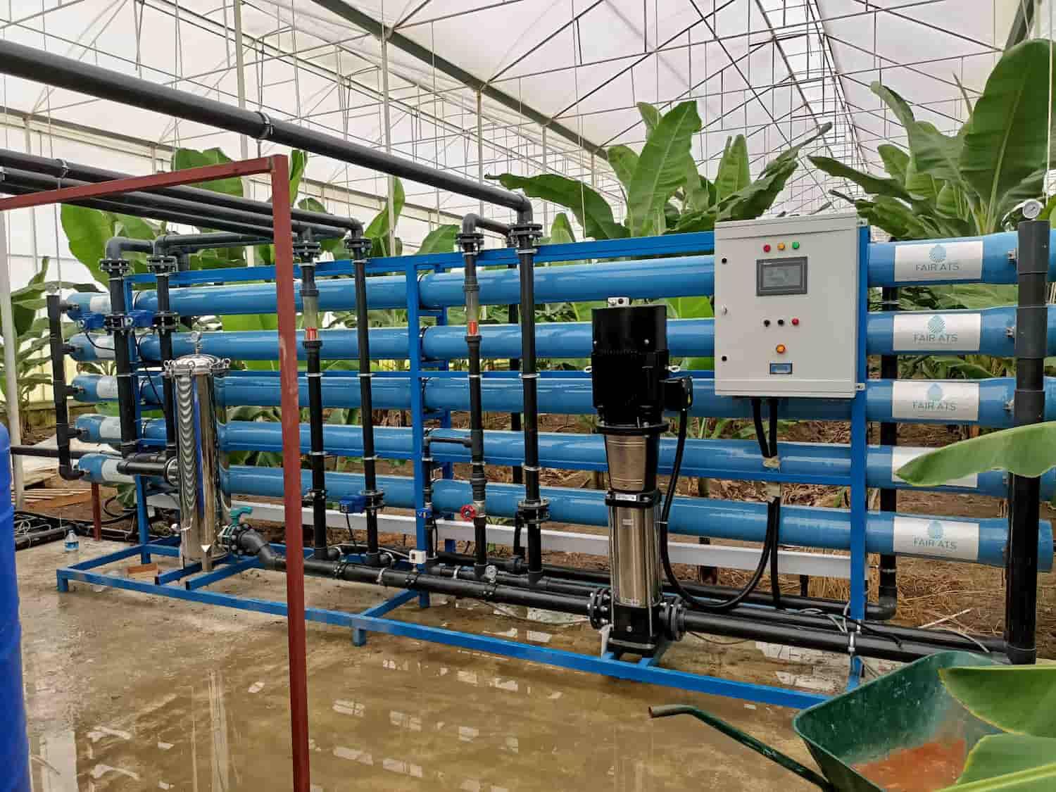 خرید آب شیرین کن گلخانه های صنعتی با ظرفیت 100 مترمکعب