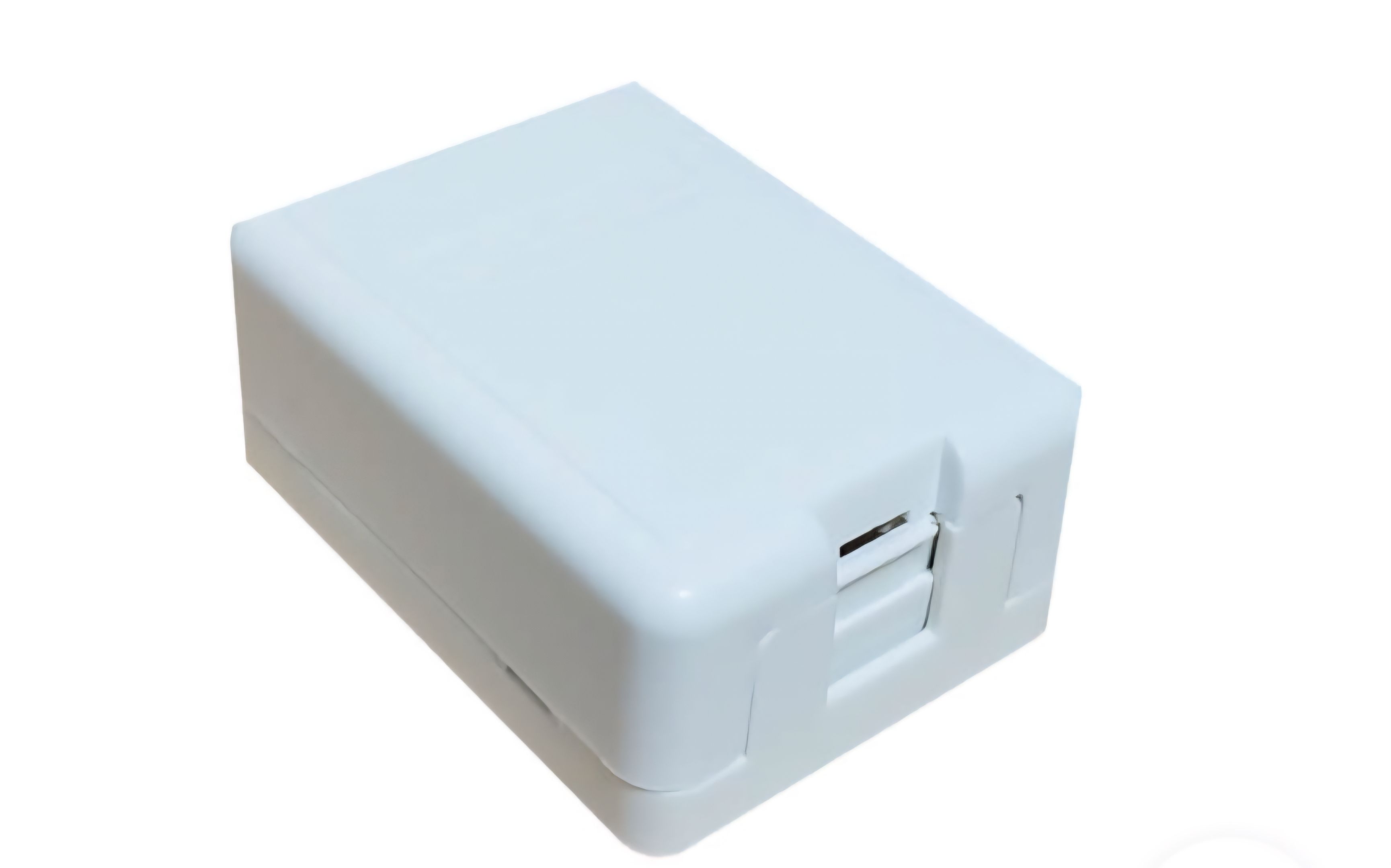 کیستون باکس روکار شبکه CAT6 UTP تک پورت شاتر دار