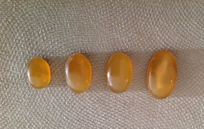 خرید نگین عقیق زرد