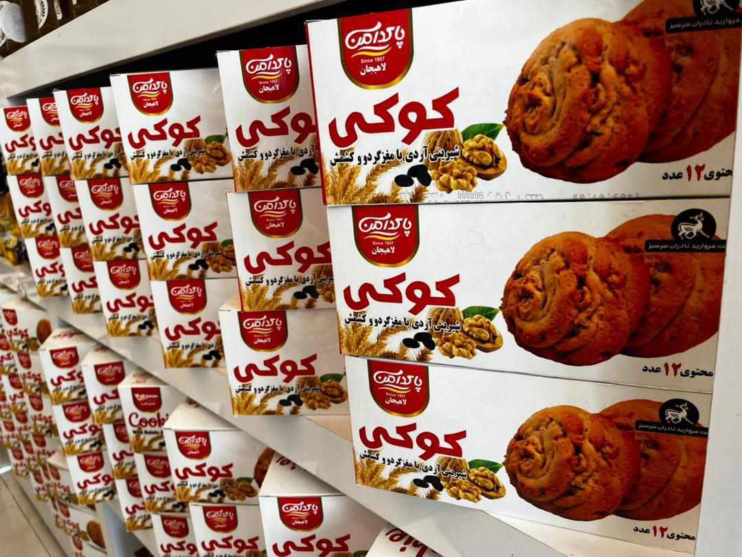 خرید اینترنتی کوکی آردی چیپس گردو و کشمش