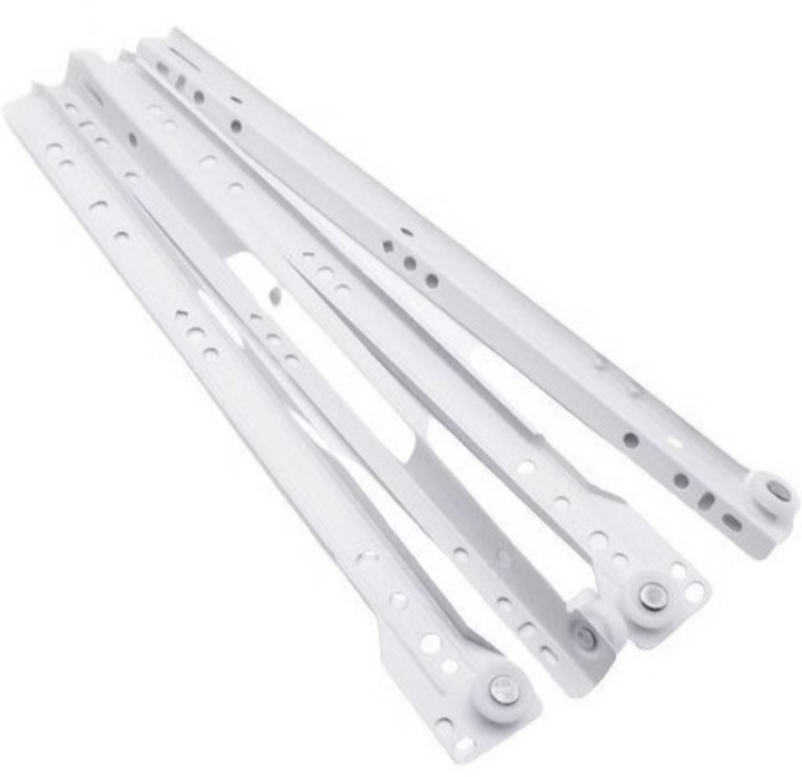 خرید و قیمت ریل غلطکی سفید کشو