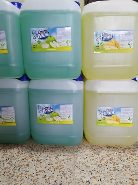 قیمت استثنایی مایع دستشویی ۱۰ لیتری فرنود + عمده و صادرات