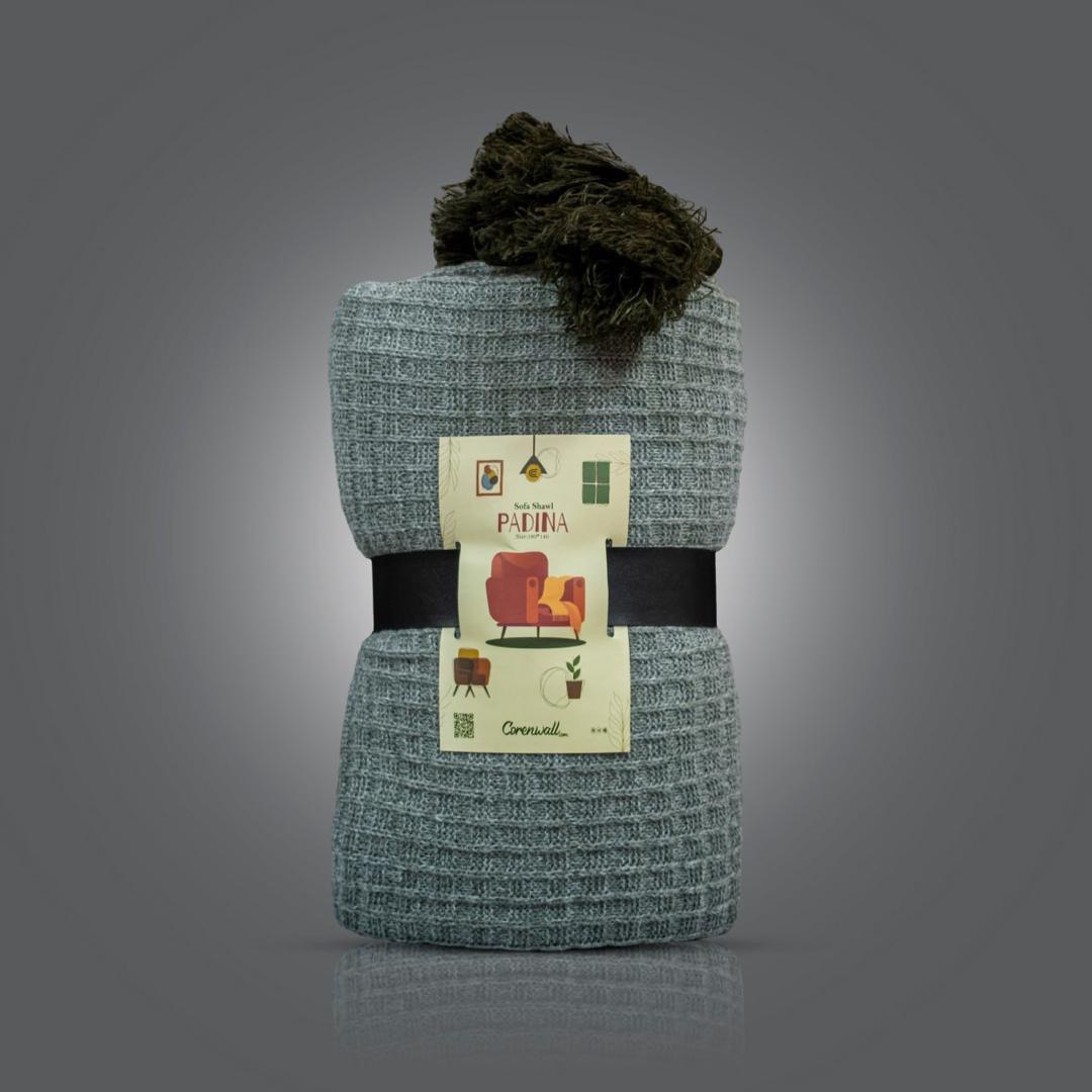 تصویر 4 از قیمت خرید شال کنار مبل پتویی پادینا + فروش فوری