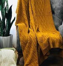 تصویر 2 از قیمت خرید شال مبل پتویی بافت درشت + فروش جشنواره