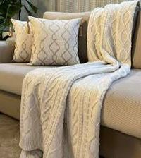 تصویر 3 از قیمت خرید شال مبل پتویی بافت درشت + فروش جشنواره