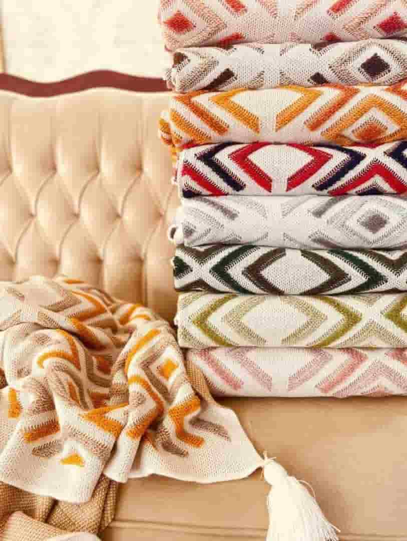 قیمت روز شال مبل پانچ با نخ ترک + فروش عمده و ارزان