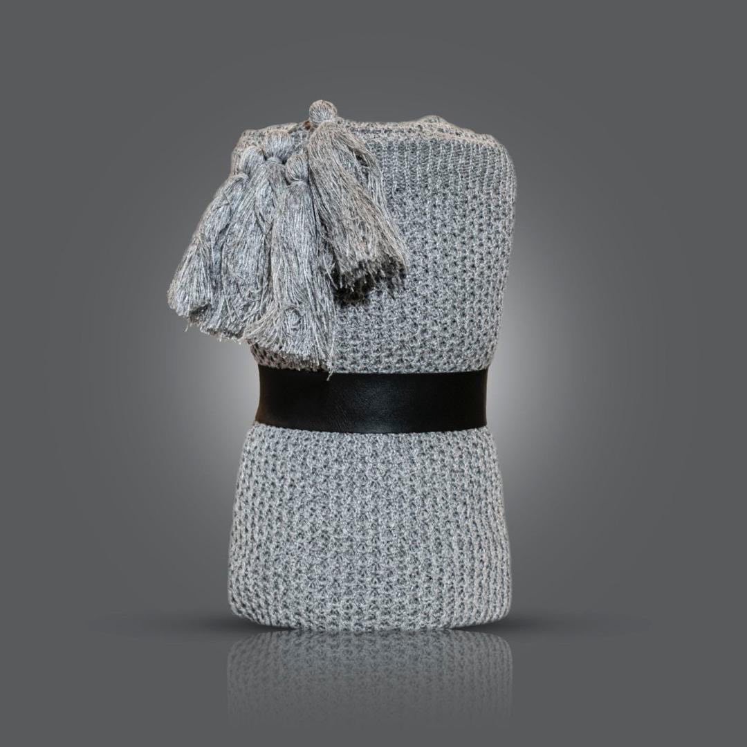 تصویر 4 از قیمت خرید پتو شال مبل بافتنی + فروش پائیزی