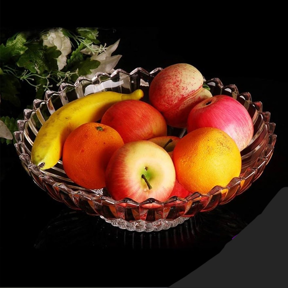 خرید عمده و قیمت اقتصادی میوه خوری بلور مدل سلین بی پایه و پایه دار