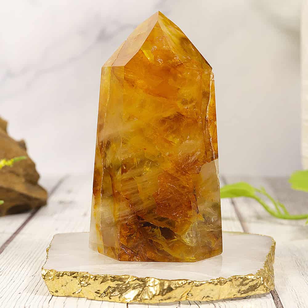 تصویر 2 از قیمت خرید سیترین طلائی طبیعی با فروش عمده