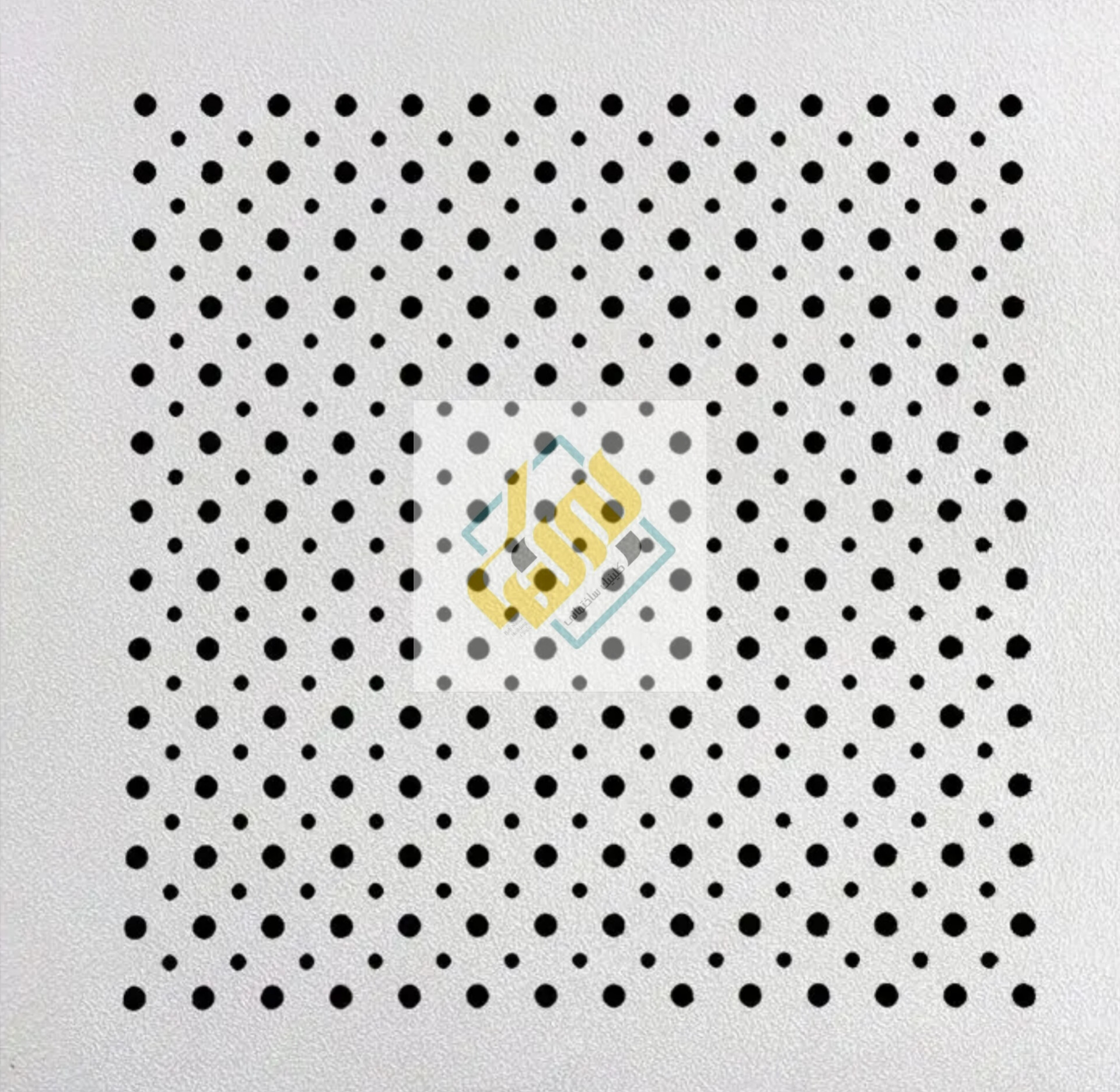 فروش تایل گچی سوراخ نا منظم سفید