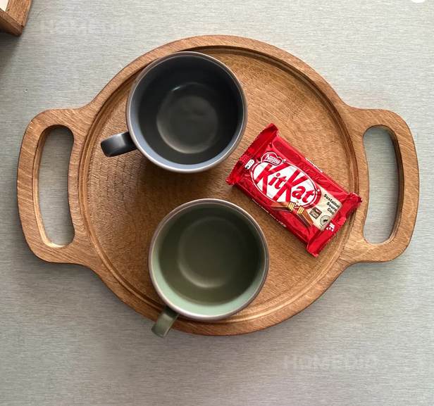 قیمت سینی چایی چوبی دو نفره