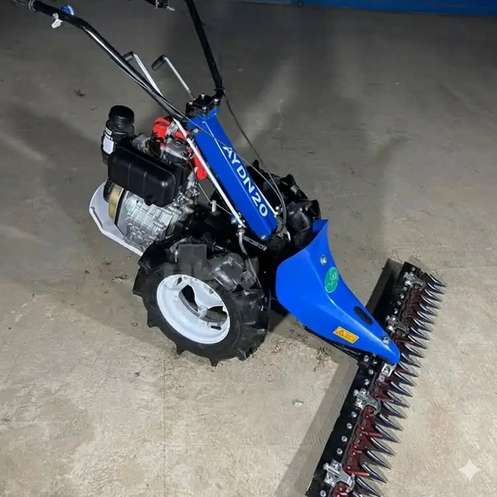 قیمت دروگر دو چرخ یونجه چین بنزینی + با موتور دیزلی