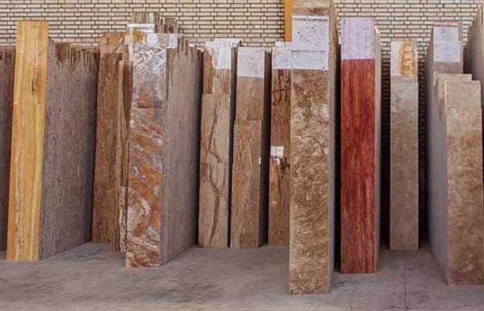 تصویر 1 از خرید جدیدترین انواع سنگ تراورتن دودی