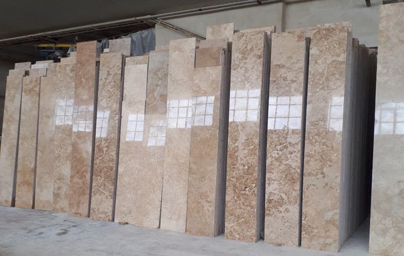 تصویر 3 از خرید جدیدترین انواع سنگ تراورتن دودی