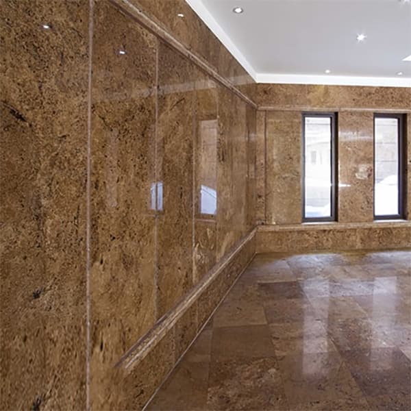 تصویر 3 از بهترین سنگ تراورتن قهوه ای سوخته + قیمت خرید عالی