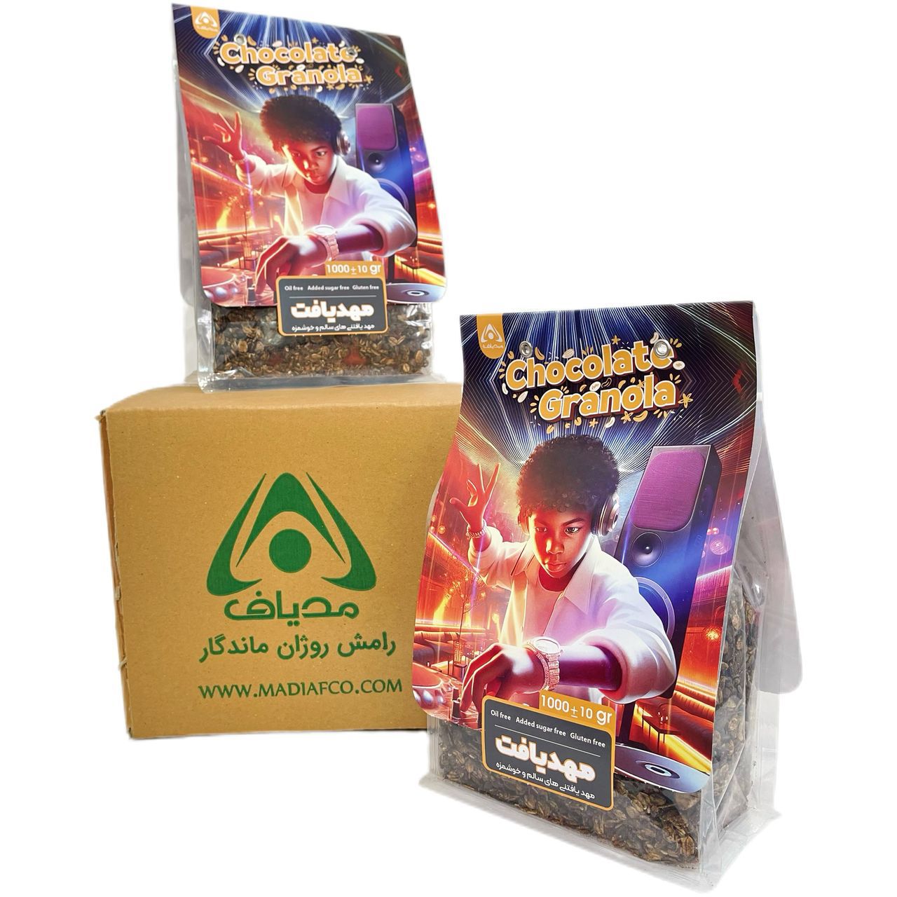 تصویر 1 از فروش عمده گرانولا شکلاتی با قیمت ویژه