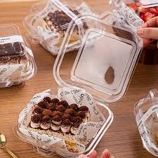 خرید و قیمت ظرف یکبار مصرف کریستالی درب دار ۵۰۰ سی سی + فروش عمده
