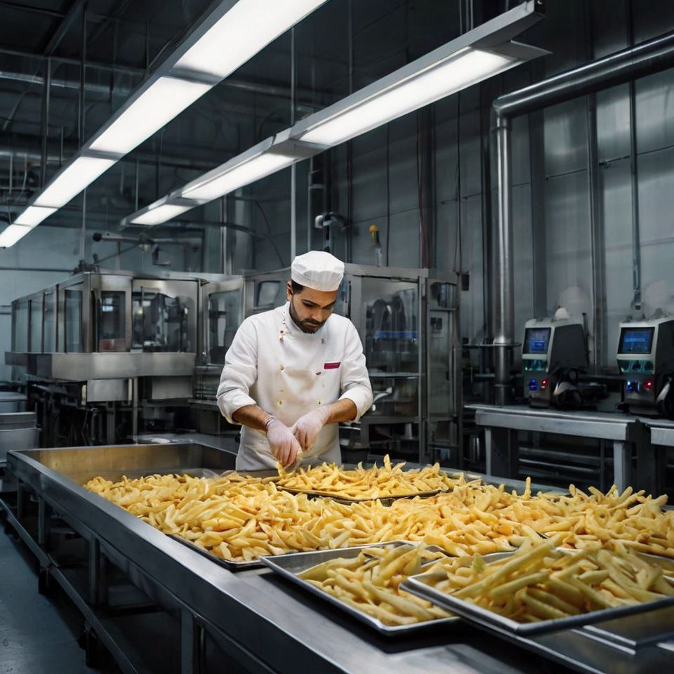 خريد و راه اندازی خط توليد فرنچ فرايز