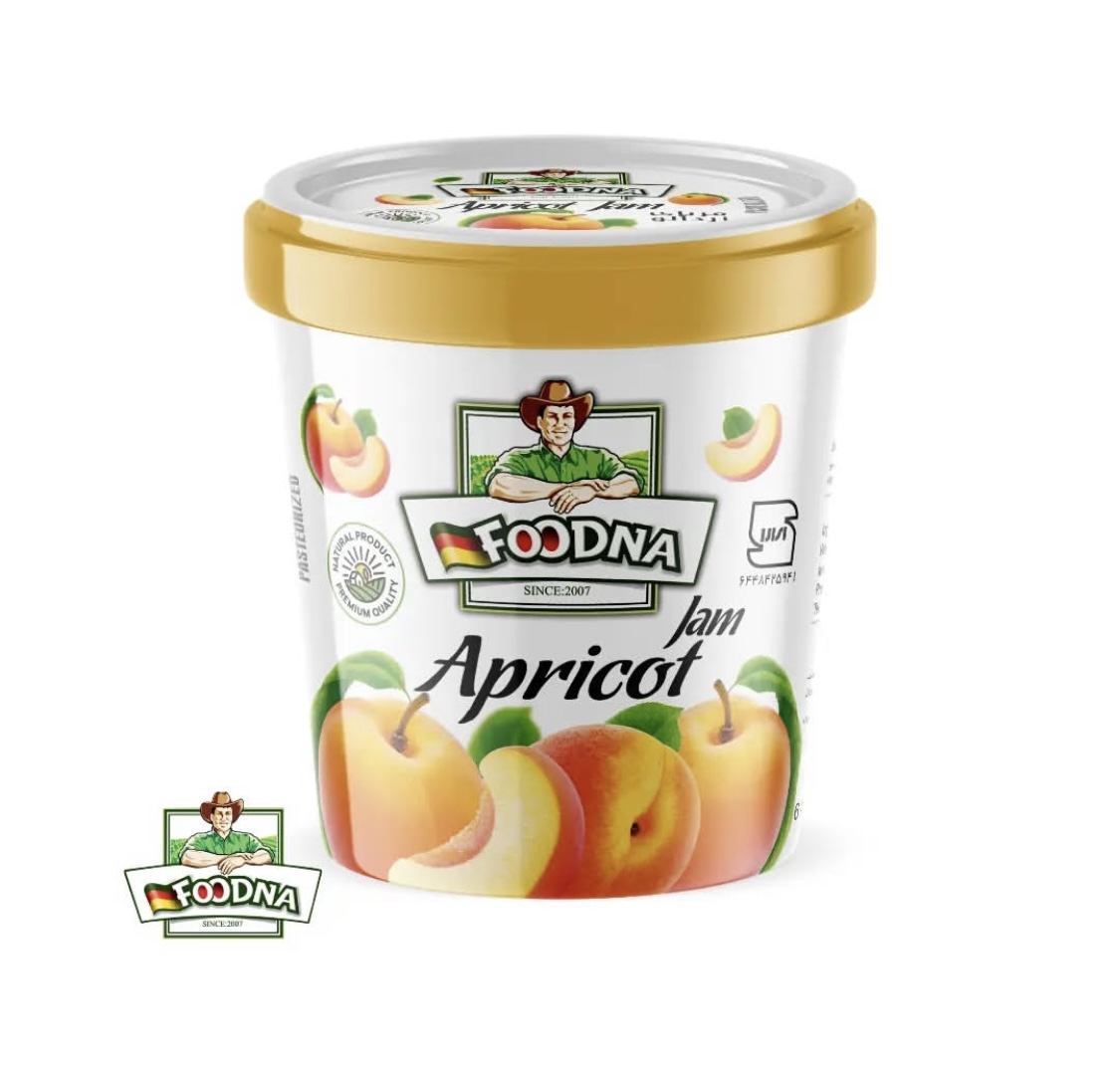 خرید و قیمت مربا زردآلو فودنا + فروش صادراتی (۱۸۰ گرم)