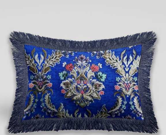 تصویر 4 از قیمت خرید روبالشی شانل زری کوب ریشه دار + فروش استثنایی