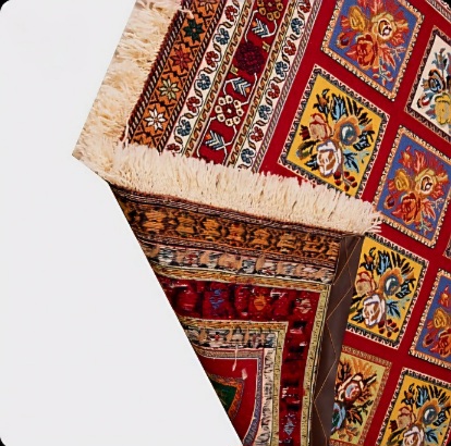 گلیم دست بافت سیرجان طرح گل و گلدان + فروش