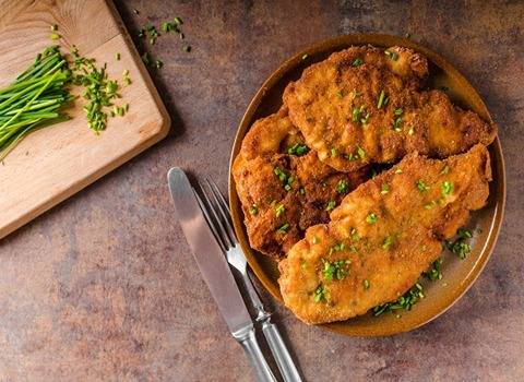 خرید و قیمت شنیسل گوشت + فروش صادراتی