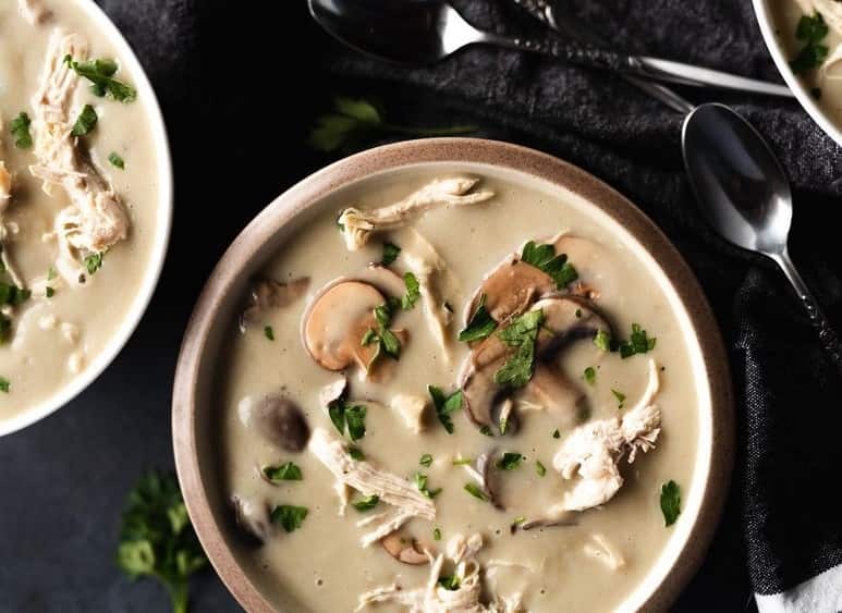 سوپ نیمه آماده مرغ و قارچ + فروش صادراتی